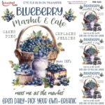 Ütü ile Rub On Transfer Kağıdı: Dekoratif Süsleme Kağıdı - RB523 | 30x30 cm