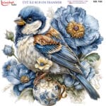 Ütü ile Rub On Transfer Kağıdı: Dekoratif Süsleme Kağıdı  - RB796-İST | 30x30 cm