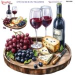 Ütü ile Rub On Transfer Kağıdı: Dekoratif Süsleme Kağıdı  - RB880-İST | 30x30 cm