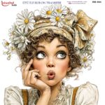 Ütü ile Rub On Transfer Kağıdı: Dekoratif Süsleme Kağıdı  - RB894-İST | 30x30 cm