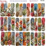 Ütü ile Rub On Transfer Kağıdı: Dekoratif Süsleme Kağıdı  - RB898-İST | 30x30 cm