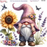 Ütü ile Rub On Transfer Kağıdı: Dekoratif Süsleme Kağıdı  - RB906-İST | 30x30 cm