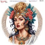 Ütü ile Rub On Transfer Kağıdı: Dekoratif Süsleme Kağıdı  - RB915-İST | 30x30 cm