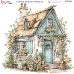 Ütü ile Rub On Transfer Kağıdı: Dekoratif Süsleme Kağıdı  - RB920-İST | 30x30 cm