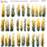 Ütü ile Rub On Transfer Kağıdı: Dekoratif Süsleme Kağıdı  - RB925-İST | 30x30 cm