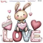 Ütü ile Rub On Transfer Kağıdı: Dekoratif Süsleme Kağıdı  - RB929-İST | 30x30 cm