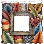 Ütü ile Rub On Transfer Kağıdı: Dekoratif Süsleme Kağıdı  - RB936-İST | 30x30 cm