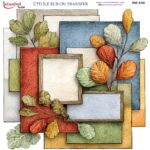 Ütü ile Rub On Transfer Kağıdı: Dekoratif Süsleme Kağıdı  - RB939-İST | 30x30 cm