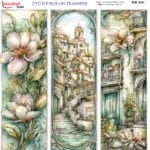 Ütü ile Rub On Transfer Kağıdı: Dekoratif Süsleme Kağıdı  - RB941-İST | 30x30 cm