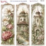 Ütü ile Rub On Transfer Kağıdı: Dekoratif Süsleme Kağıdı  - RB951-İST | 30x30 cm