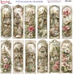 Ütü ile Rub On Transfer Kağıdı: Dekoratif Süsleme Kağıdı  - RB952-İST | 30x30 cm