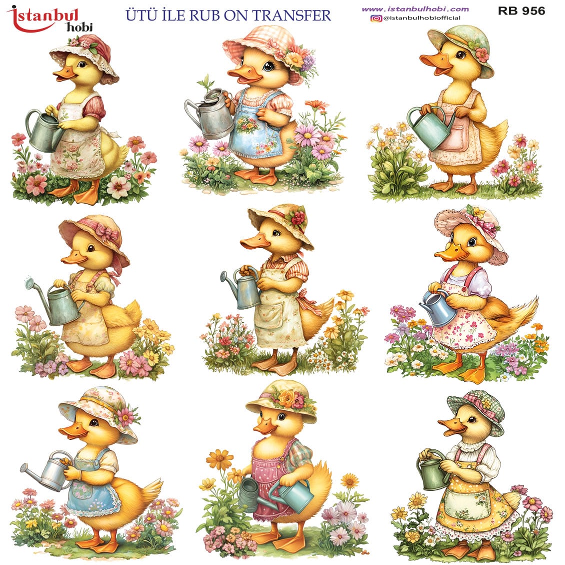 Ütü ile Rub On Transfer Kağıdı: Dekoratif Süsleme Kağıdı - RB956-İST | 30x30 cm 1 Ütü Ile Rub On Transfer Kağıdı: Dekoratif Süsleme Kağıdı - Rb956-İst | 30X30 Cm