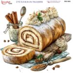Ütü ile Rub On Transfer Kağıdı: Dekoratif Süsleme Kağıdı  - RB965-İST | 30x30 cm