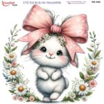 Ütü ile Rub On Transfer Kağıdı: Dekoratif Süsleme Kağıdı  - RB968-İST | 30x30 cm