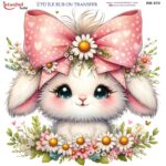 Ütü ile Rub On Transfer Kağıdı: Dekoratif Süsleme Kağıdı  - RB972-İST | 30x30 cm
