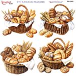 Ütü ile Rub On Transfer Kağıdı: Dekoratif Süsleme Kağıdı  - RB985-İST | 30x30 cm