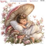 Ütü ile Rub On Transfer Kağıdı: Dekoratif Süsleme Kağıdı  - RB990-İST | 30x30 cm