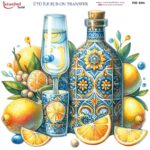 Ütü ile Rub On Transfer Kağıdı: Dekoratif Süsleme Kağıdı  - RB994-İST | 30x30 cm