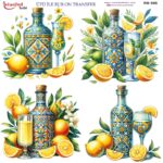 Ütü ile Rub On Transfer Kağıdı: Dekoratif Süsleme Kağıdı  - RB998-İST | 30x30 cm