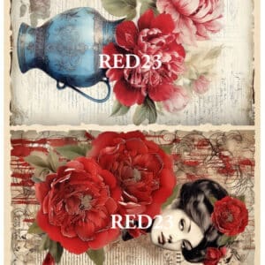 PD-RED23-LNT |  Pirinç Dekopaj Kağıdı (29x42 cm)