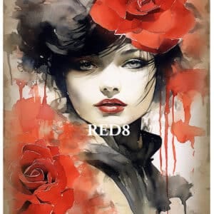 PD-RED8-LNT |  Pirinç Dekopaj Kağıdı (29x42 cm)