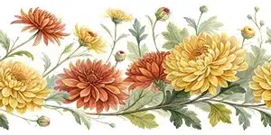 Ütü ile Bordür Rub On Transfer Kağıdı: Dekoratif Kenar Süsleme Kağıdı - RK114 | 150 cm