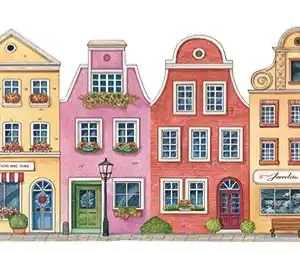 Ütü ile Bordür Rub On Transfer Kağıdı: Dekoratif Kenar Süsleme Kağıdı - RK117 | 150 cm