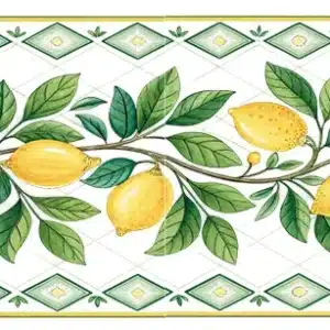 Ütü ile Bordür Rub On Transfer Kağıdı: Dekoratif Kenar Süsleme Kağıdı - RK148 | 150 cm