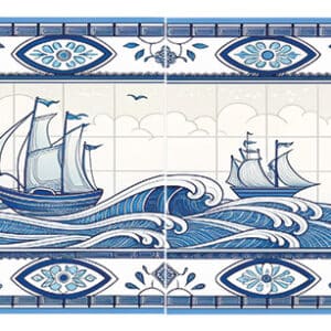 Ütü Ile Bordür Rub On Transfer Kağıdı: Dekoratif Kenar Süsleme Kağıdı - Rk102-İst | 150 Cm