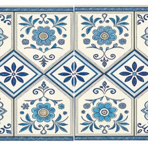 Ütü Ile Bordür Rub On Transfer Kağıdı: Dekoratif Kenar Süsleme Kağıdı - Rk105-İst | 150 Cm