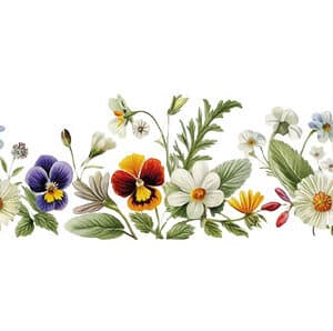 Ütü Ile Bordür Rub On Transfer Kağıdı: Dekoratif Kenar Süsleme Kağıdı - Rk108-İst | 150 Cm