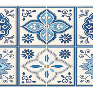 Ütü Ile Bordür Rub On Transfer Kağıdı: Dekoratif Kenar Süsleme Kağıdı - Rk109-İst | 150 Cm