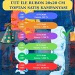 Toptan Ütü ile Rubon 20x20 cm: Üretiminize Yüksek Kazanç Sağlayacak Fırsat Paketleri