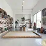 Gül desenli rölyef pano boyanabilir ahşap zemin dekoratif sanat galerisi atölye kiraz