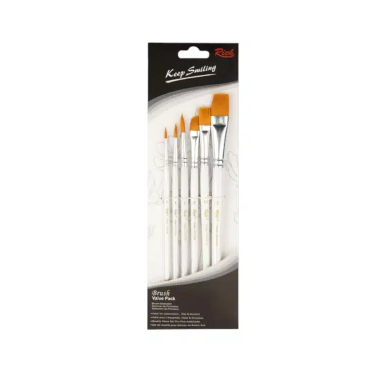 Rich Set 7 Keep Smile Karışık Fırça Seti 6'lı