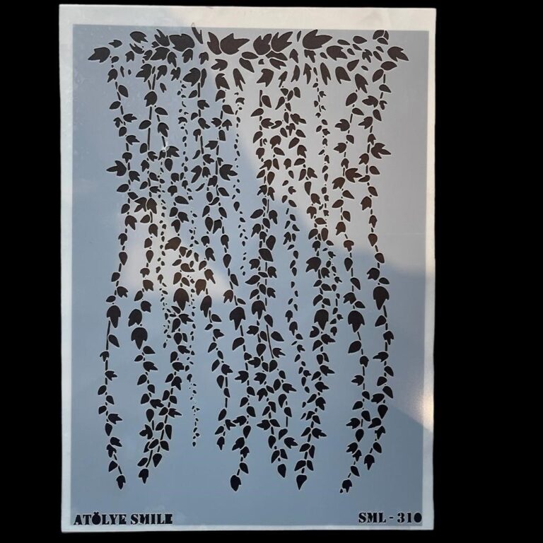 Sarmaşıklar Stencil Şablonu-25x35 cm-STENCIL310-AS