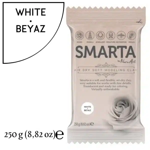 Smarta Hava Ile Kuruyan Esnek Modelleme Kili-250 Gr-Beyaz