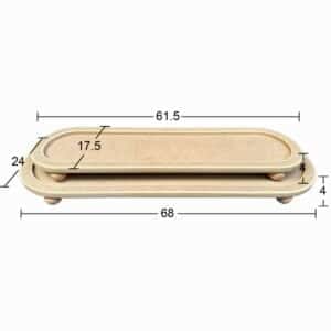 İkili Oval Takım Top Ayaklı Sunumluk