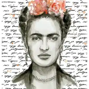 Frida Kahlo desenli MyHobby markan sulu transfer kağıdı