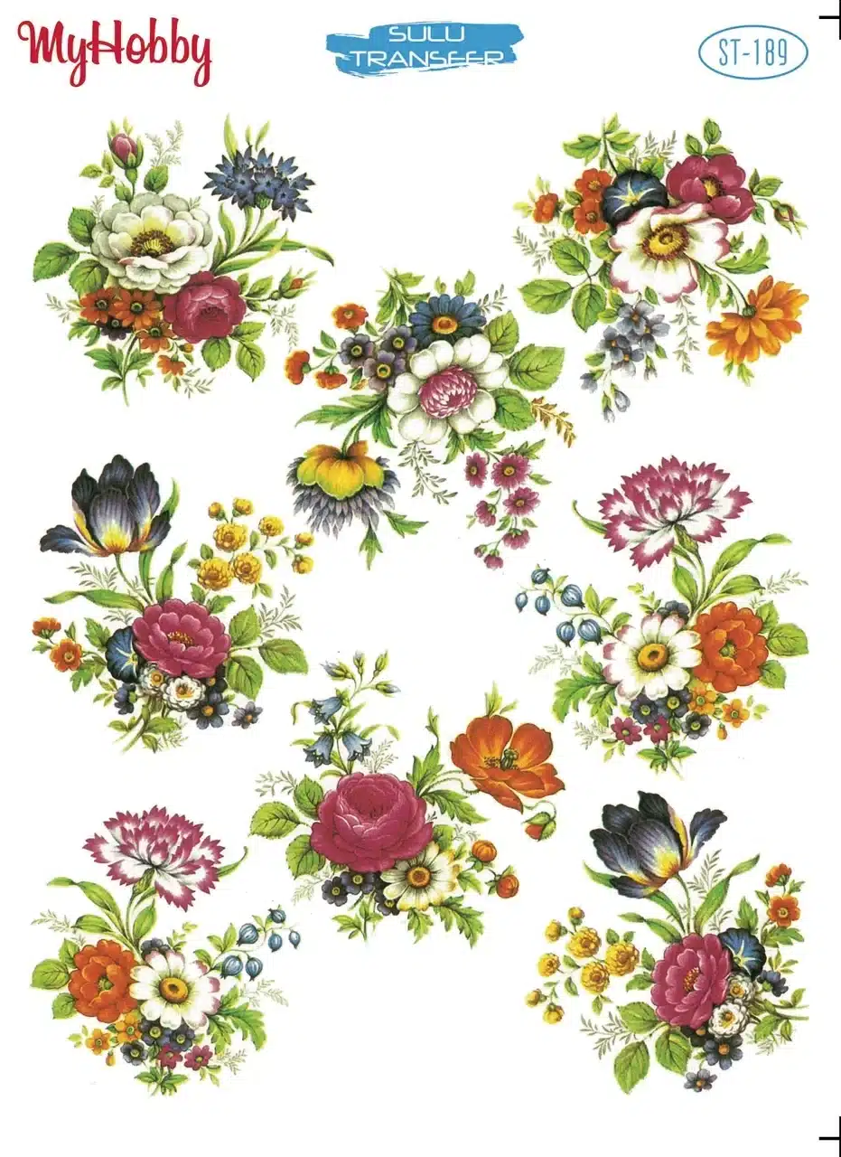 ST189-MH | Sulu Transfer Kağıdı-25x35 cm 1 St189-Mh | Sulu Transfer Kağıdı-25X35 Cm
