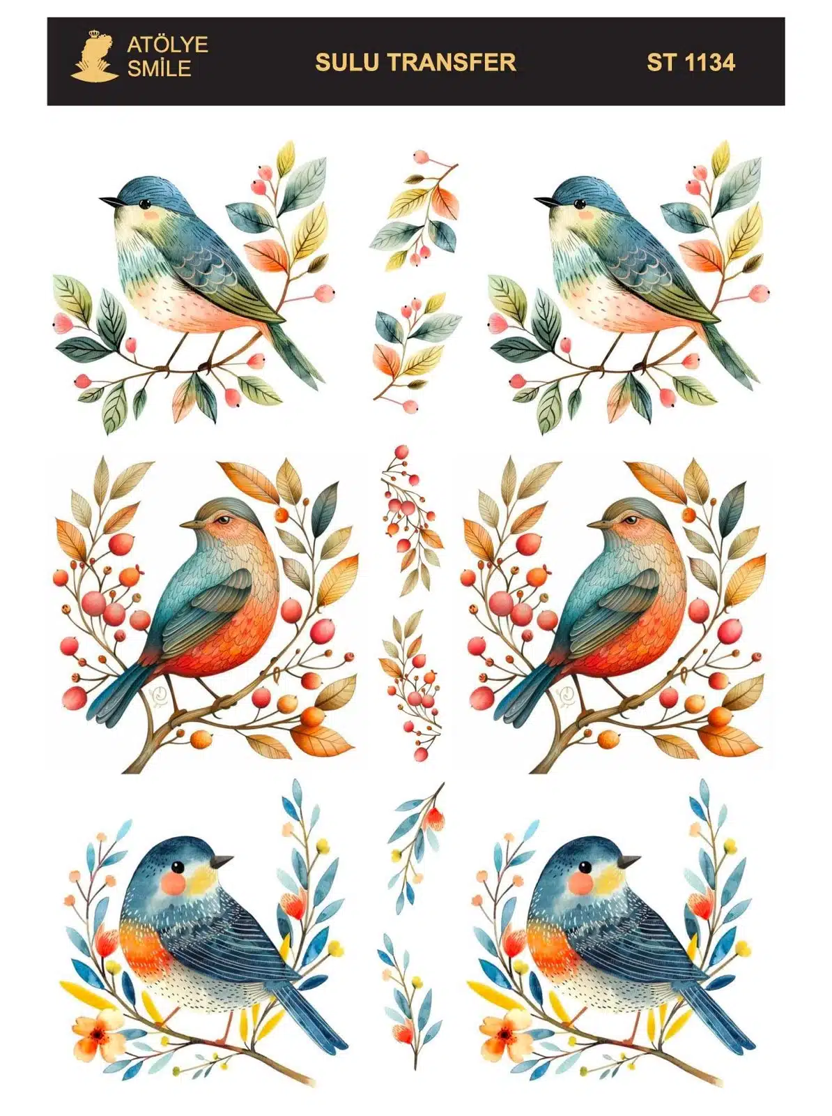 ST1134-AS | Sulu Transfer (25x35 cm)