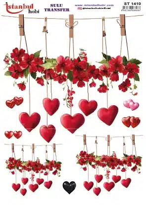 ST1410 | Sulu Transfer Kağıdı-25x35 cm 1 St1410 | Sulu Transfer Kağıdı-25X35 Cm