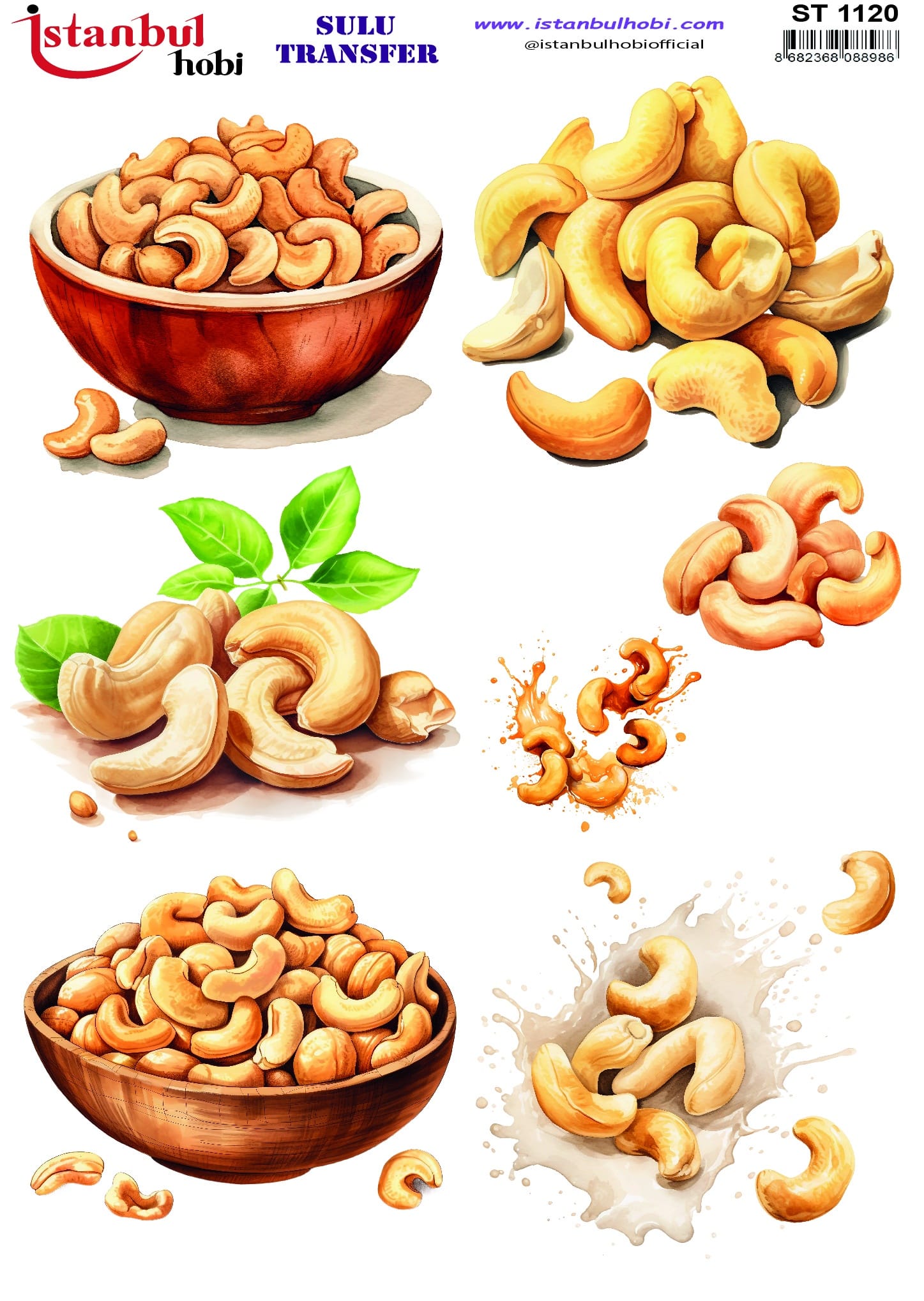 ST1120 | Sulu Transfer Kağıdı-25x35 cm 1 St1120 | Sulu Transfer Kağıdı-25X35 Cm