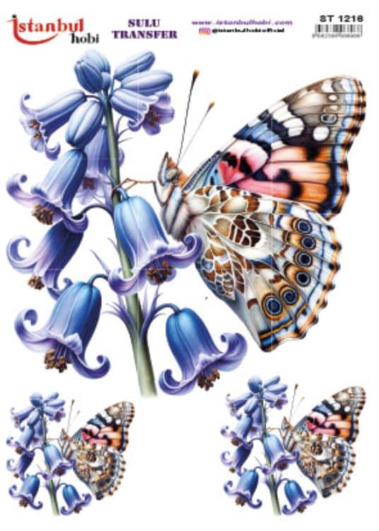 ST1216 | Sulu Transfer Kağıdı-25x35 cm 1 St1216 | Sulu Transfer Kağıdı-25X35 Cm