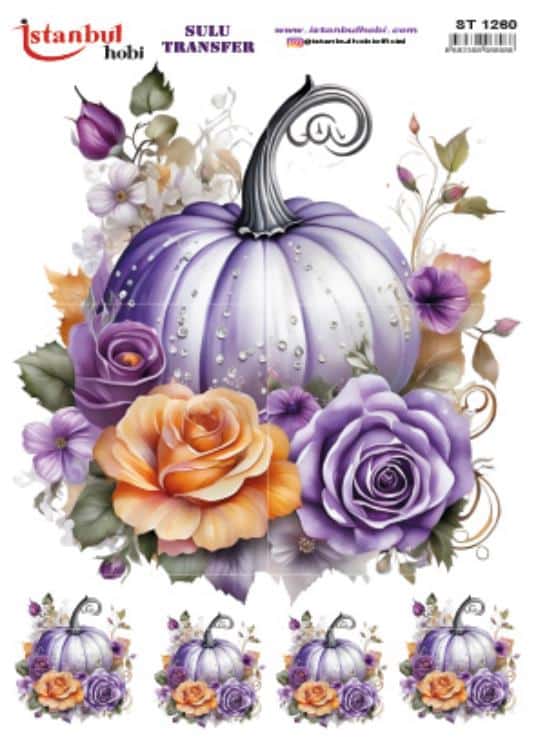 ST1260 | Sulu Transfer Kağıdı-25x35 cm 1 St1260 | Sulu Transfer Kağıdı-25X35 Cm