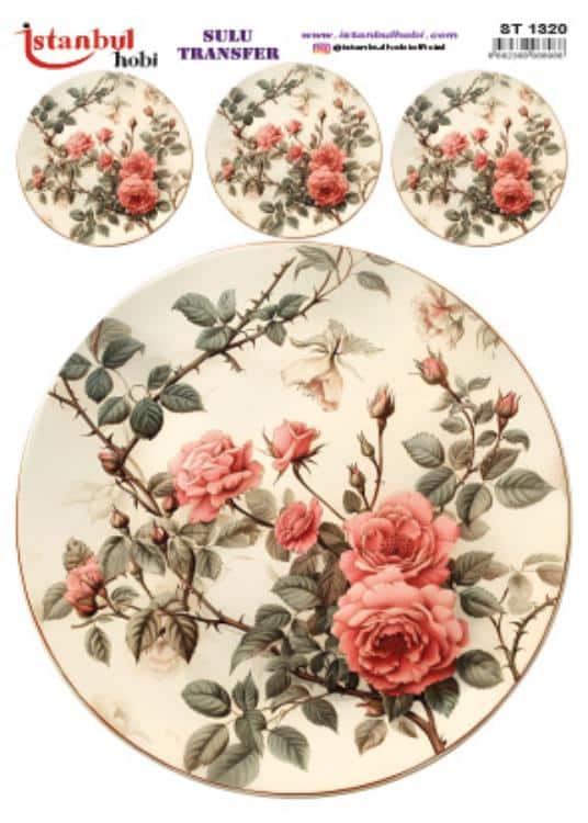 ST1320 | Sulu Transfer Kağıdı-25x35 cm 1 St1320 | Sulu Transfer Kağıdı-25X35 Cm