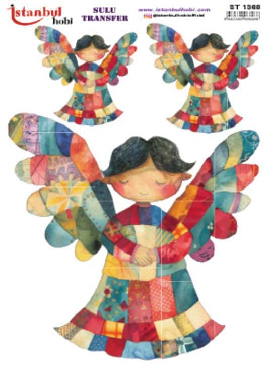 ST1368 | Sulu Transfer Kağıdı-25x35 cm 1 St1368 | Sulu Transfer Kağıdı-25X35 Cm