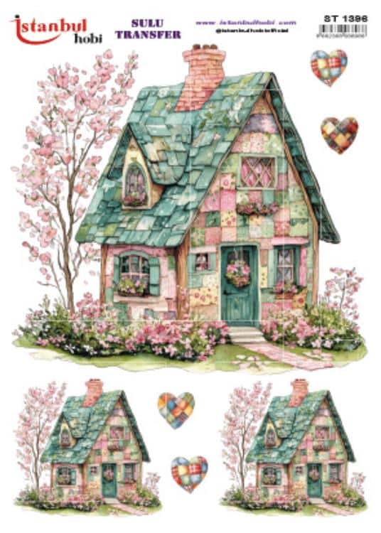 ST1396 | Sulu Transfer Kağıdı-25x35 cm 1 St1396 | Sulu Transfer Kağıdı-25X35 Cm