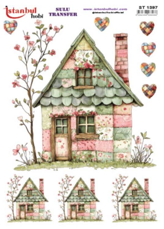 ST1397 | Sulu Transfer Kağıdı-25x35 cm 1 St1397 | Sulu Transfer Kağıdı-25X35 Cm