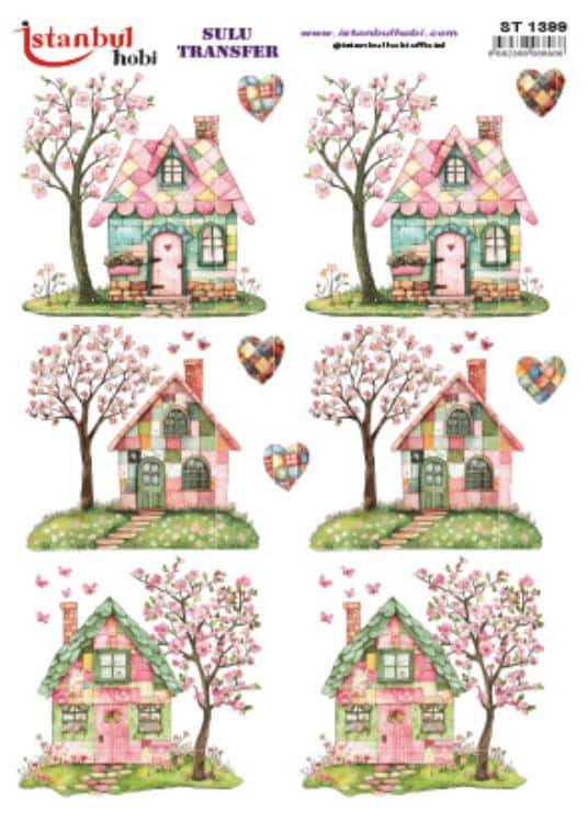 ST1399 | Sulu Transfer Kağıdı-25x35 cm 1 St1399 | Sulu Transfer Kağıdı-25X35 Cm
